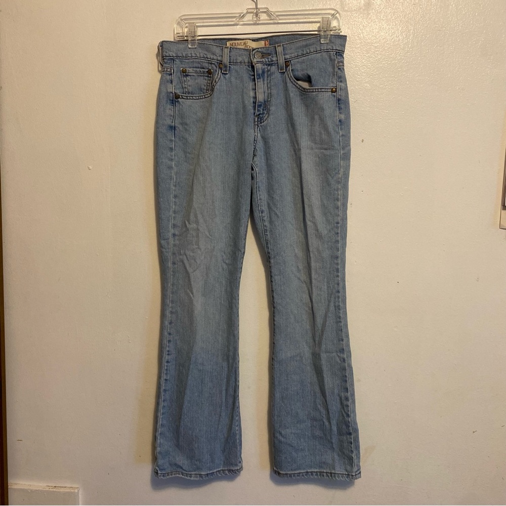 Levi's 515 Blue Flare Wide Leg Jeans Women’s‎ Size 8 Workwear Nouveau Boot Cut